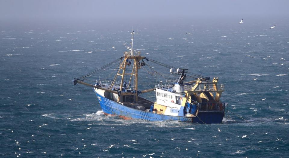 A fishing boat at work in the English Channel (Gareth Fuller/PA) (PA Archive)