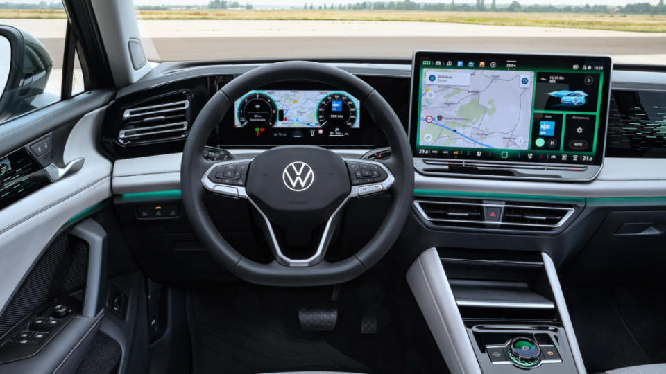 新一代Tiguan車內導入全數位化的座艙鋪陳。(圖片來源/ Volkswagen)