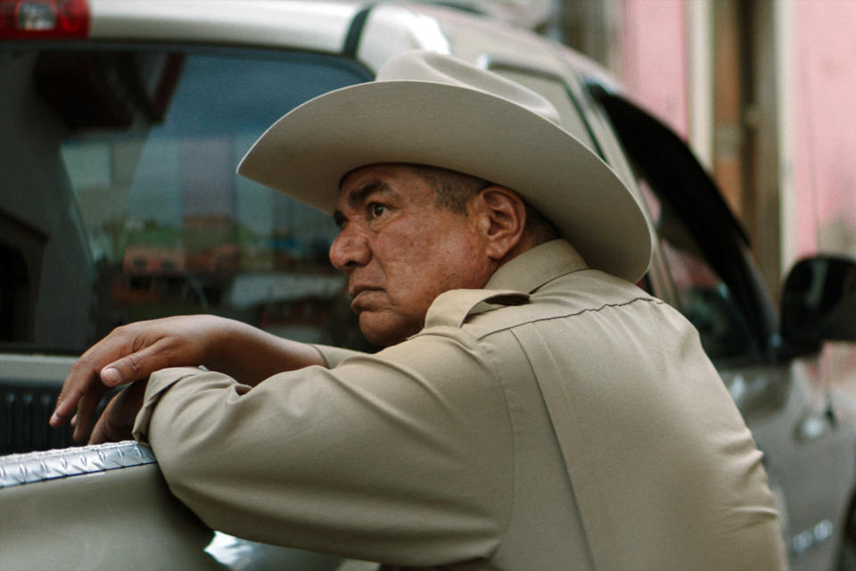 This image released by IFC Films shows George Lopez in a scene from "No Man's Land." (IFC FIlms via AP)