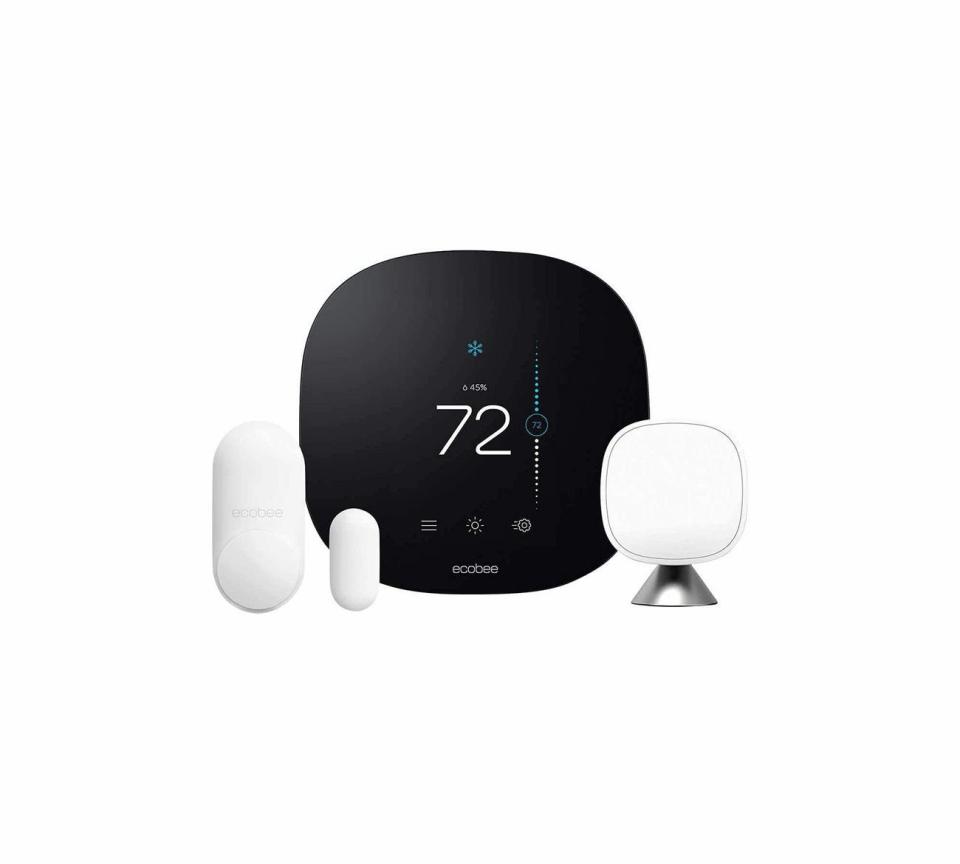 <p><strong>ecobee</strong></p><p>amazon.com</p><p><strong>$224.99</strong></p><p><a href="https://www.amazon.com/dp/B08LMSX7J5?tag=syn-yahoo-20&ascsubtag=%5Bartid%7C10060.g.37002628%5Bsrc%7Cyahoo-us" rel="nofollow noopener" target="_blank" data-ylk="slk:Shop Now;elm:context_link;itc:0;sec:content-canvas" class="link ">Shop Now</a></p><p>Though the Ecobee3 Lite doesn’t have an Alexa speaker built in, it’s designed to be adaptable in terms of connectivity, working well with any other smart home setup. Despite its abundance of connectivity options, however, the Lite just isn’t as “smart” as some other thermostats. You can certainly purchase Ecobee’s room sensors separately to use with it, but it doesn’t have any sensors included.</p><p> Unlike the most advanced Ecobee and Google Learning thermostat, the Ecobee3 Lite doesn’t have the smart tech that learns your schedule and adapts temperatures accordingly, so it mostly functions as a standard seven-day programmable thermostat—just with more smart home connectivity options to control it remotely. Like the higher-priced Ecobee, however, this basic version is still easy to install and comes with the same Eco+ software, plus has a similar design with its responsive 3.5-inch color touchscreen.</p>