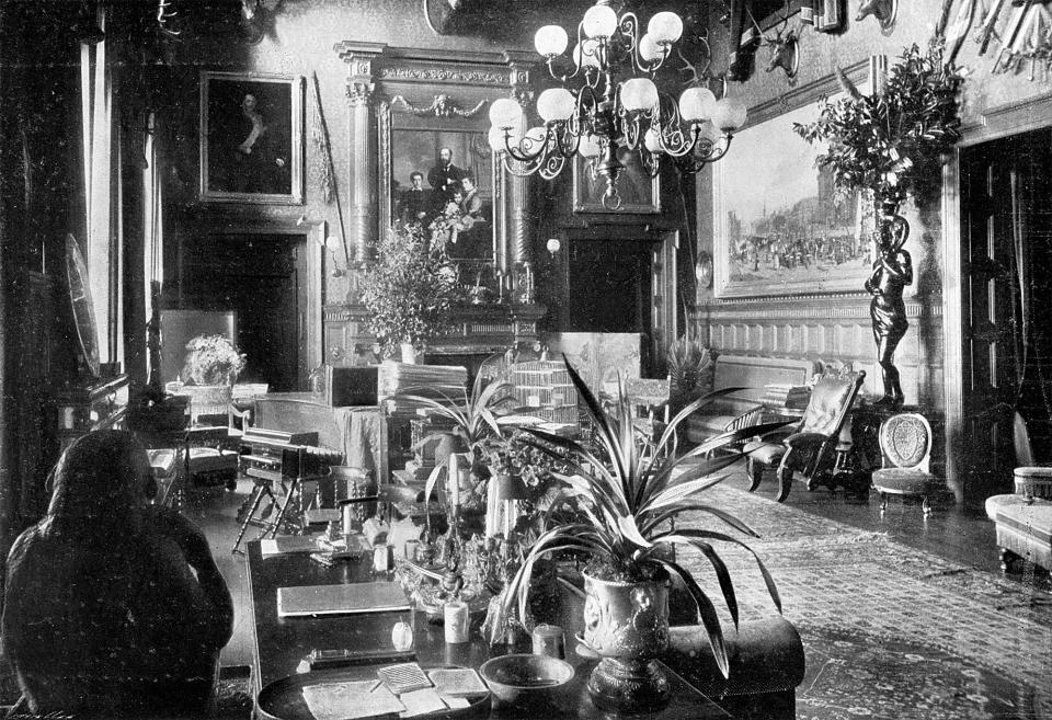 A salon in Sandringham House.