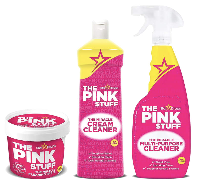 The Pink Stuff Miracle Cleaning 3-Piece Bundle