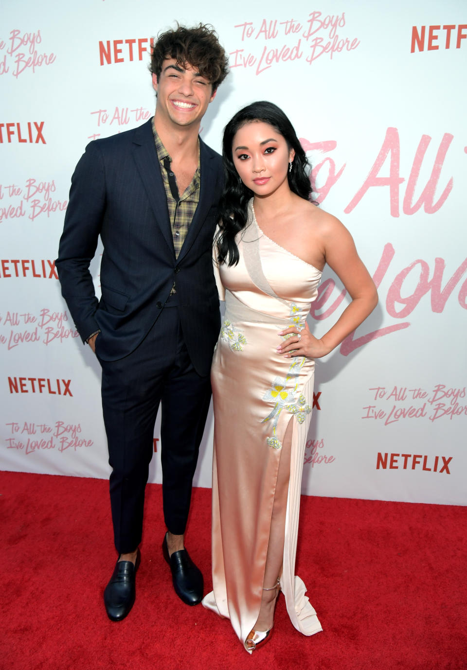 Condor with her “To All The Boys I’ve Loved Before” co-star Noah Centineo. (Image via Getty Images)