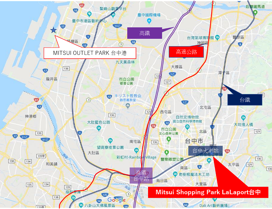 台中三井 Mitsui Shopping Park LaLaport 圖片來源：Mitsui Shopping Park LaLaport