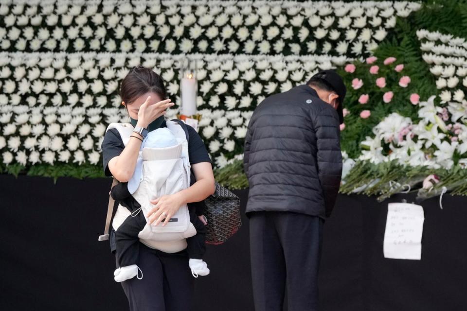 Several people are missing and their families are still combing through the streets with the hope of finding their loved ones (AP)