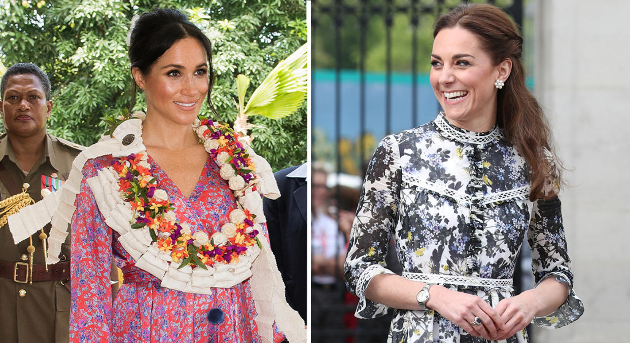 Meghan Markle and Kate Middleton are both fans of Castañer wedges 