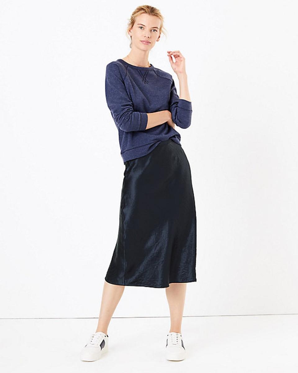 M&S Collection Slip Midi Skirt