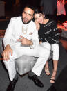 <p>Nearby, the model was happy to catch up with Montana, who once dated her older sister Khloé Kardashian, at the <i>Can’t Stop, Won’t Stop</i> premiere afterparty. Khloé and French <a rel="nofollow" href="https://www.yahoo.com/celebrity/khloe-kardashian-goes-strip-club-122800205.html" data-ylk="slk:are still friendly;elm:context_link;itc:0;sec:content-canvas;outcm:mb_qualified_link;_E:mb_qualified_link;ct:story;" class="link  yahoo-link">are still friendly</a>, and Kendall and French obviously are, too. (Photo: Jeff Kravitz/FilmMagic) </p>