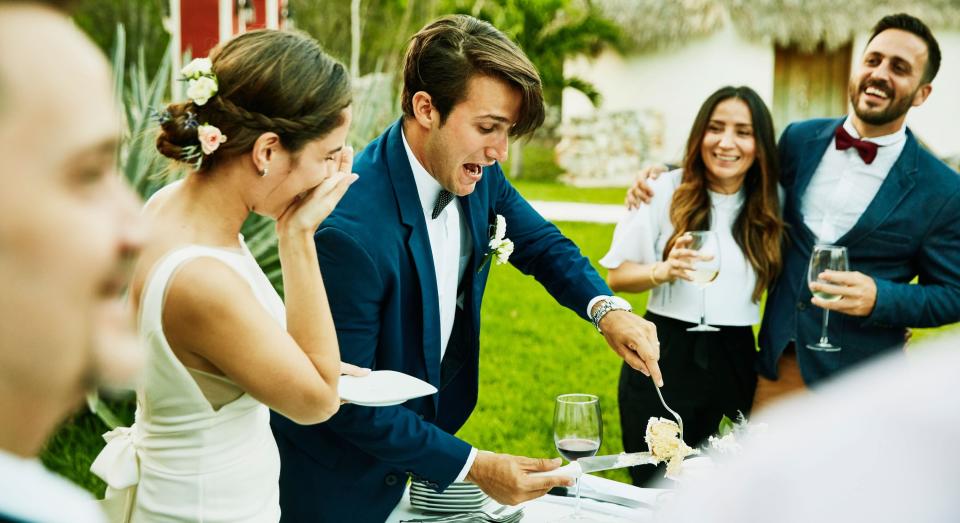 A wedding guest has been criticised for leaving very specific dietary requirements on the back of an RSVP [Image: Getty]