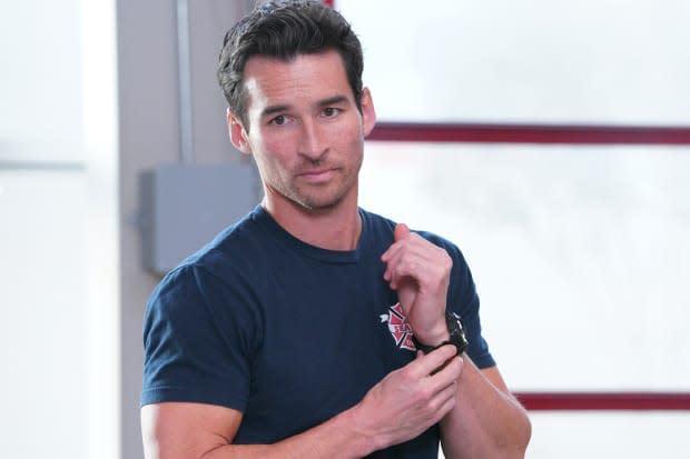 Jay Hayden as Travis Montgomery in ABC's "Station 19"<p>ABC</p>