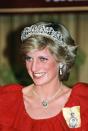 <p>The tiara was originally given to her grandmother in 1919, with additional pieces added in the 1930s, according to <a href="https://people.com/royals/princess-dianas-spencer-tiara-history-and-photos/" rel="nofollow noopener" target="_blank" data-ylk="slk:People;elm:context_link;itc:0" class="link "><em>People</em></a>. Both of Diana’s sisters (and her sister-in-law) wore the tiara at their own weddings, making it a tradition to wear this family heirloom on one’s wedding day. </p>