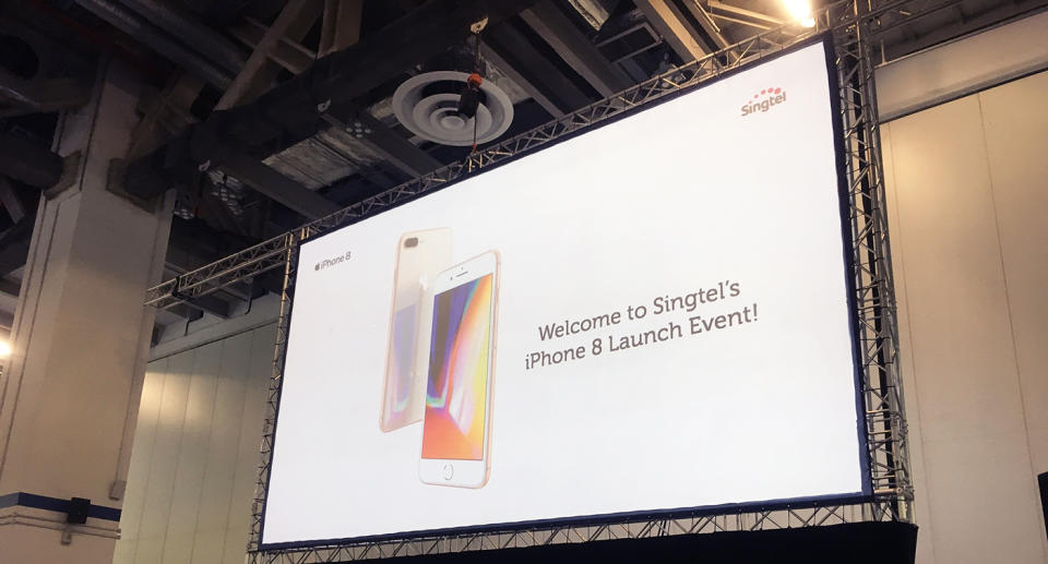 Singtel’s iPhone 8 launch event