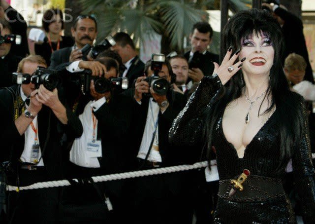 Cassandra Peterson at the Cannes Film Festival in 2003. (Photo: Courtesy of Cassandra Peterson)
