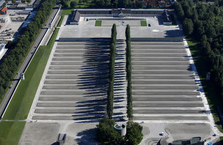 FILE PHOTO: General view at the former German Nazi concentration camp in Dachau near Munich, Germany August 24, 2016. REUTERS/Michaela Rehle/File Photo