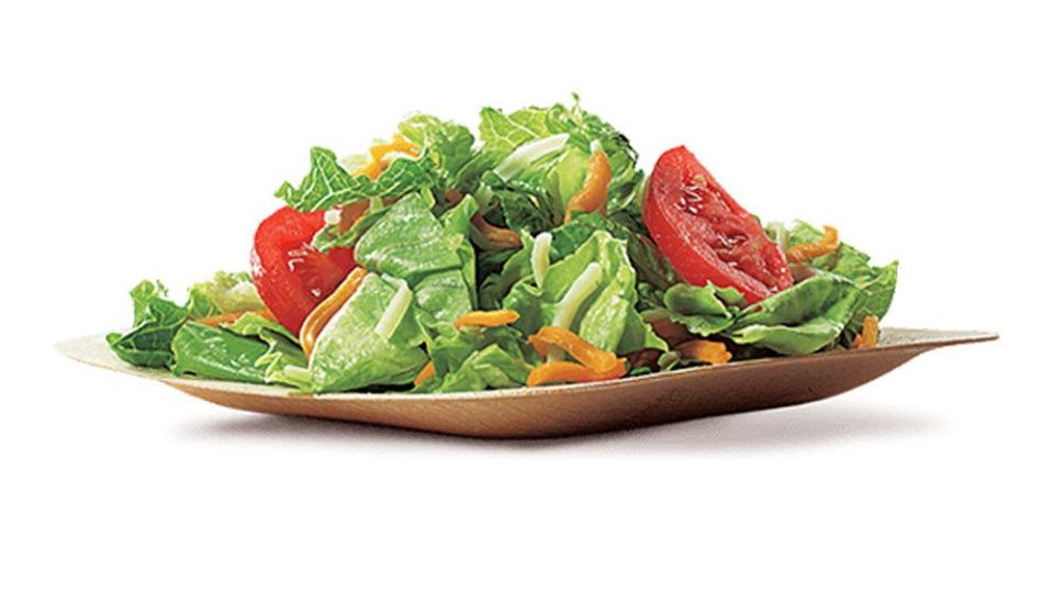 small salad with tomatoes