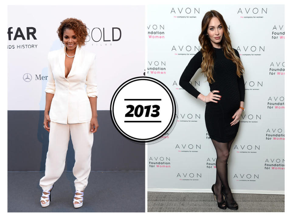 Two babes in two monochrome looks. (Photos: Getty Images)