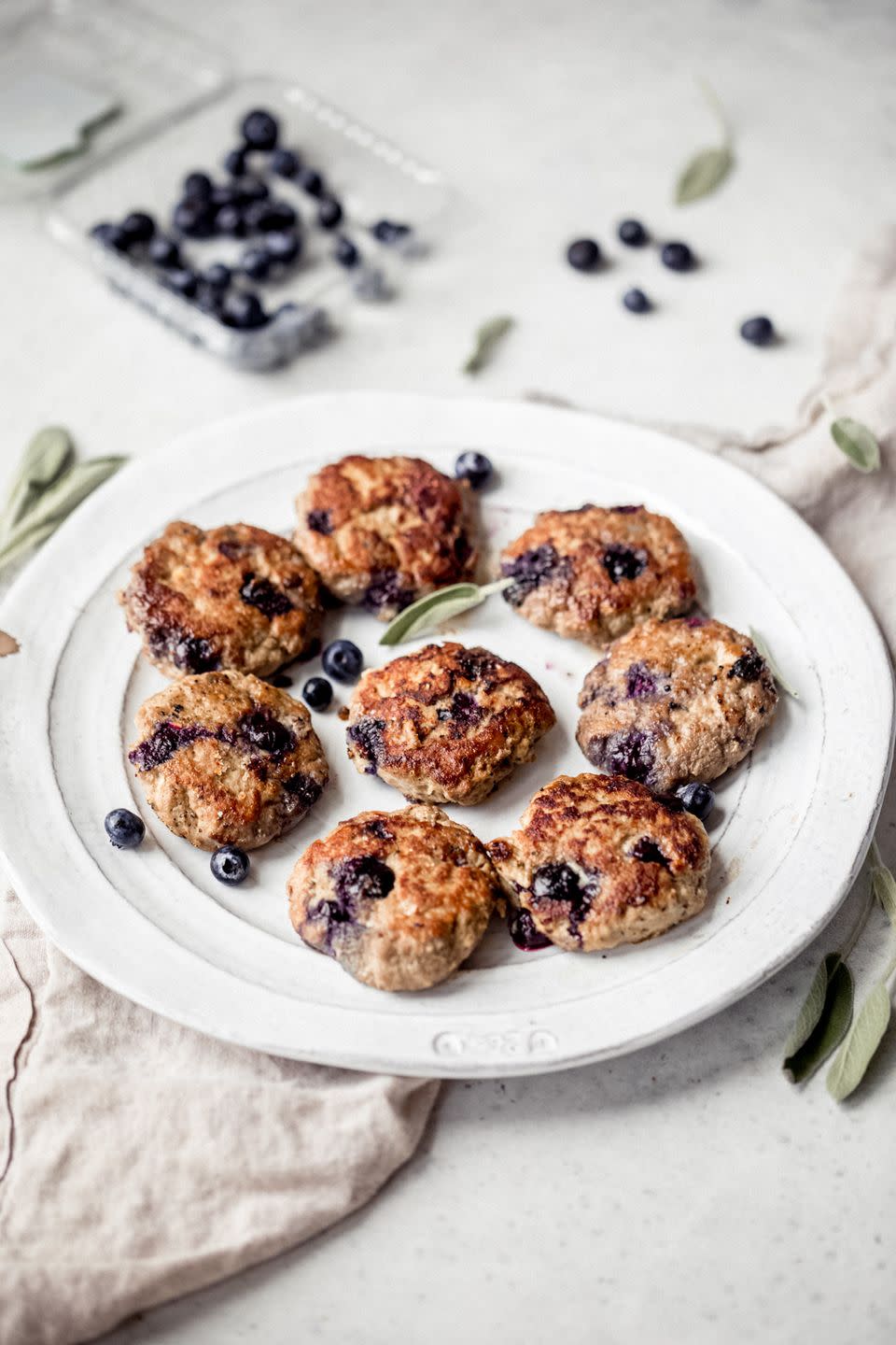 Maple Blueberry Turkey Breakfast Sausage Patties