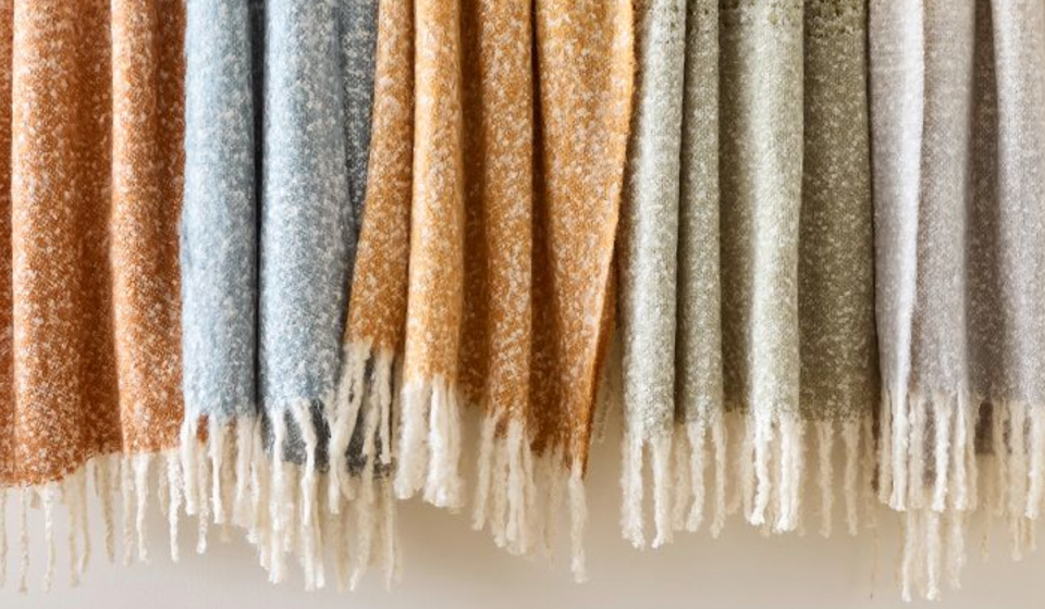 west elm ombre throws