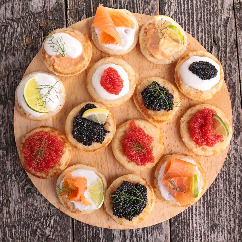 Canapes are important for fuelling you through all the cooking (Getty/iStock)
