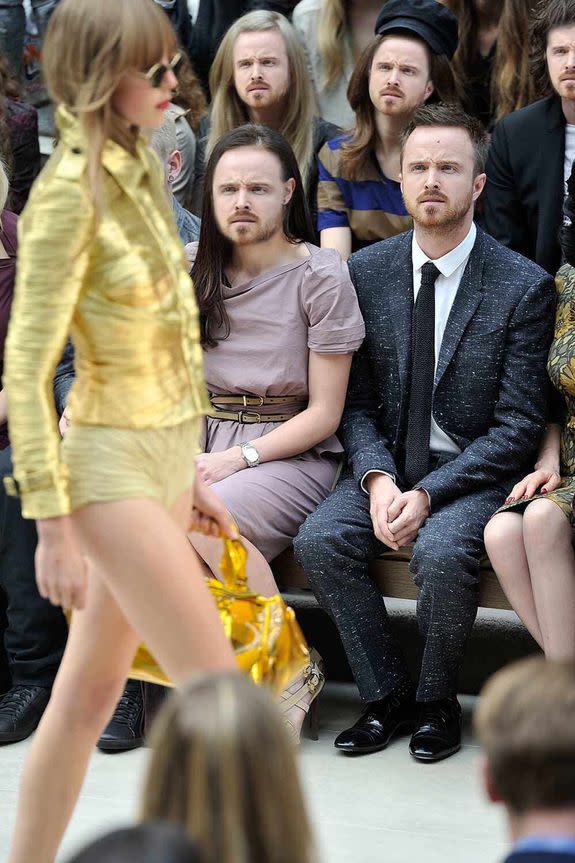 Aaron Paul's Crazy Dress Socks Are Worth Copping