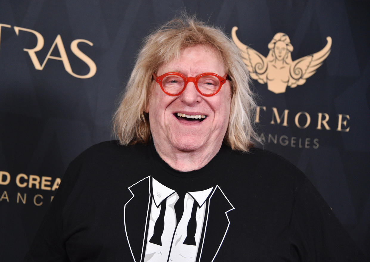 Bruce Vilanch on the red carpet at the Astra Film Awards on January 6 in Los Angeles.