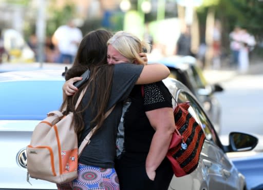 Many people remained outside their homes for several hours fearful of aftershocks