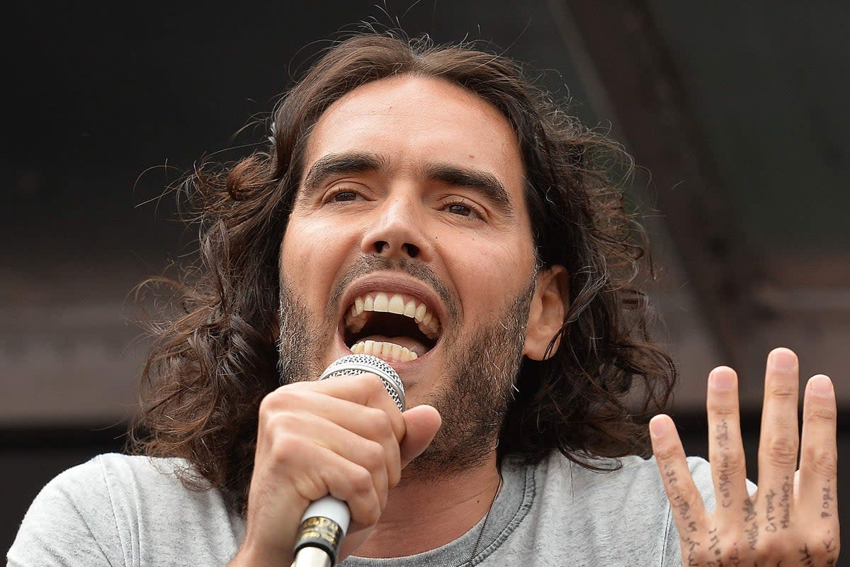 Russell Brand ordered ’disciples’ at his Community Festival not to film him, for fear they’d upload the content to the internet (John Stillwell/PA) (PA Archive)