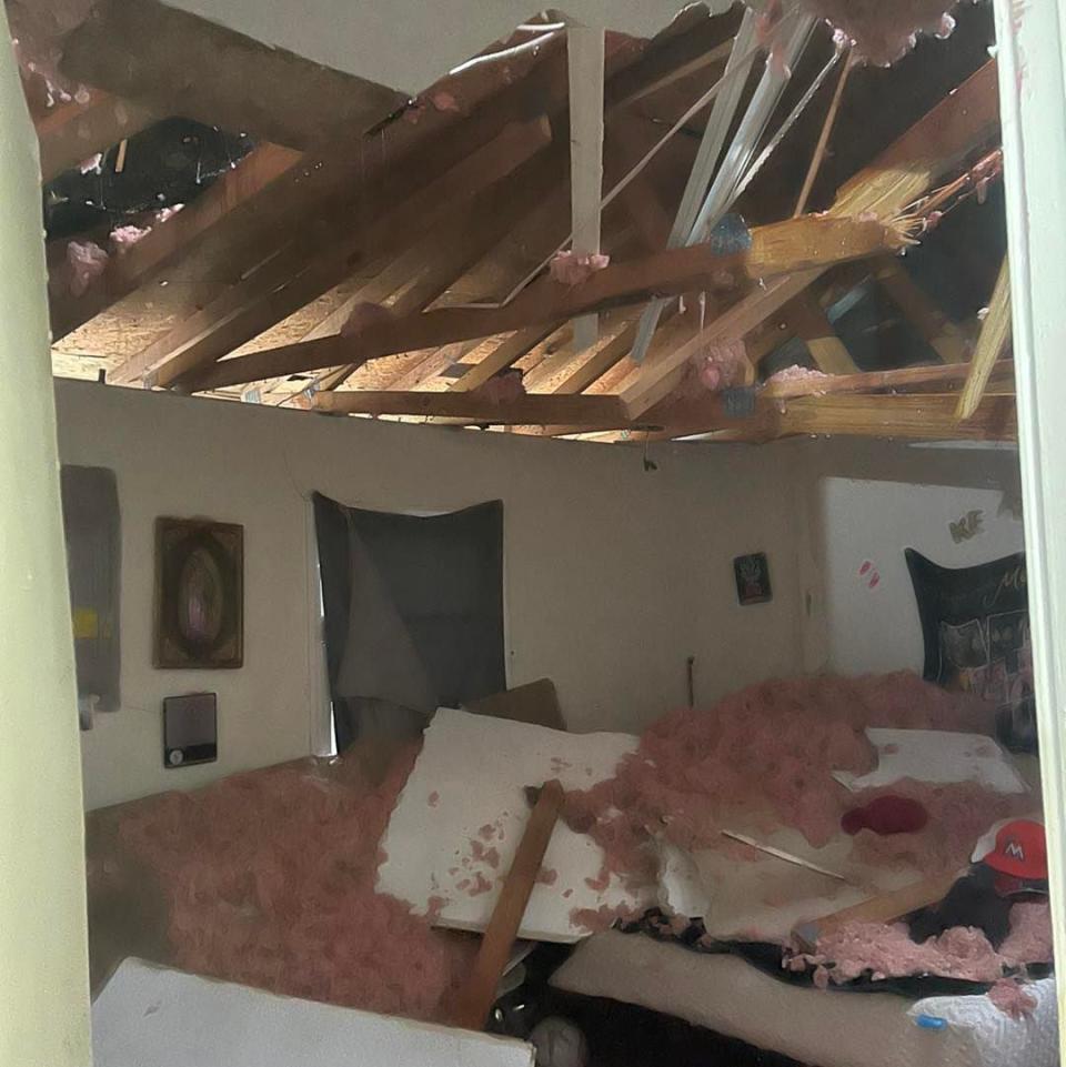 A tornado touched down in Wilkes County, causing heavy damage to homes and businesses in the area.