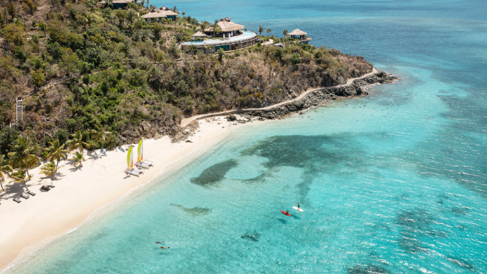 The new Point Estate overlooks Manchioneel Beach, rumored to be Branson’s favorite spot on the island. - Credit: Courtesy Virgin Limited Edition