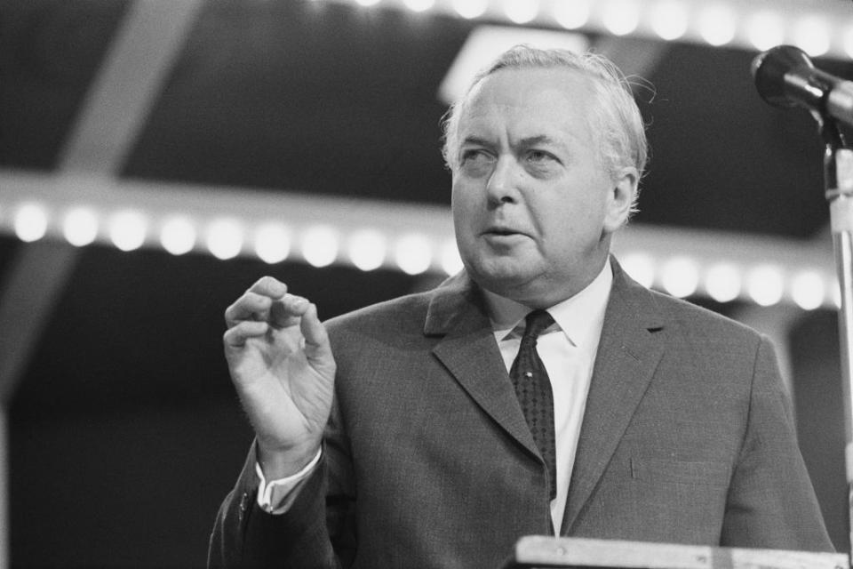 harold wilson at 1970 labour conference