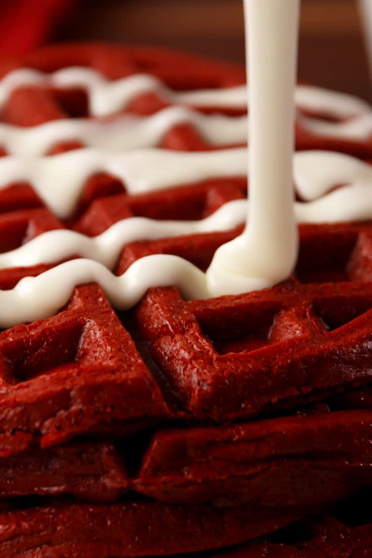 Red Velvet Waffles