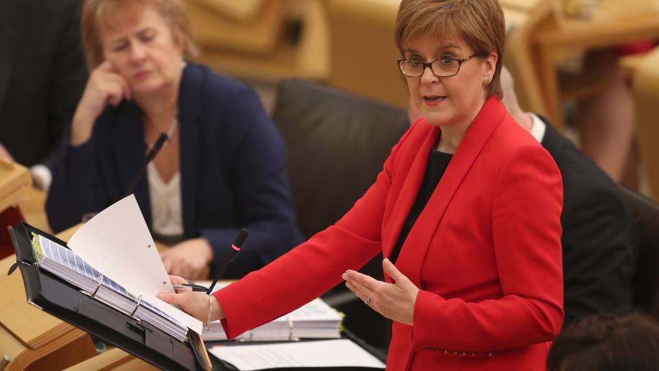 <p>The First Minister accused the PM of being scared to include her in any proposed TV debate on the UK Government’s Withdrawal Agreement.</p>