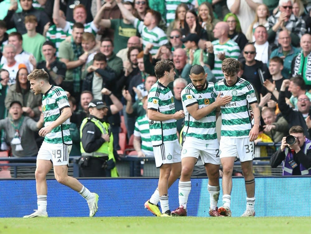 Celtic feierte einen dramatischen Halbfinal-Erfolg (IMAGO)