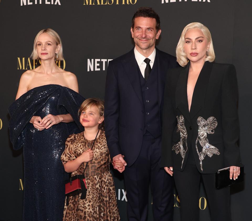 Carey Mulligan, Bradley Cooper with daughter Lea and Lady Gaga