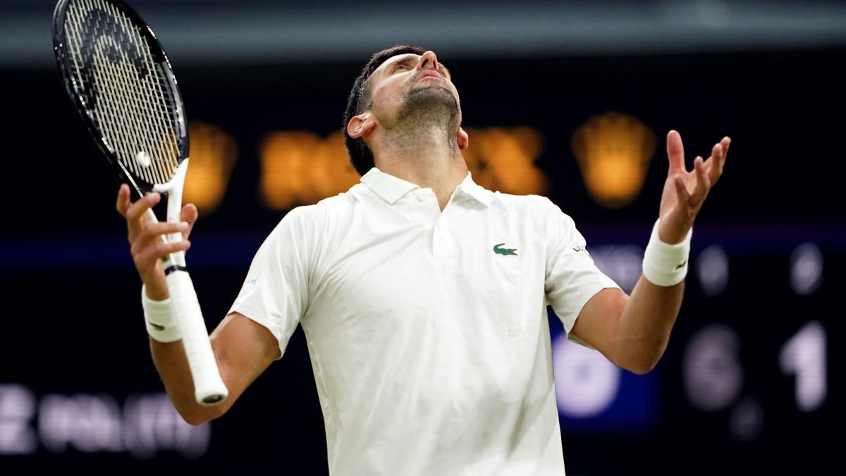 Novak Djokovic’s march to victory halted by Wimbledon curfew