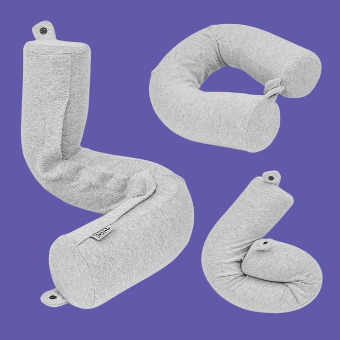 <div><p>"I've tested all sorts of neck pillows and these twist memory foam ones are by far my favorite," Mello said. "They provide great support and adapt to any sleeping position."Suitable even for lumbar support or resting against a plane window, this pillow has a removable and machine-washable cover and snap closure to make transportation easier.</p><p><i>You can buy the <a href="https://www.amazon.com/Memory-Travel-Pillow-Lumbar-Support/dp/B01IEJHJWK" rel="nofollow noopener" target="_blank" data-ylk="slk:bendable memory foam neck pillow;elm:context_link;itc:0;sec:content-canvas" class="link ">bendable memory foam neck pillow</a> from Amazon for around $25. </i></p></div><span> Amazon</span>