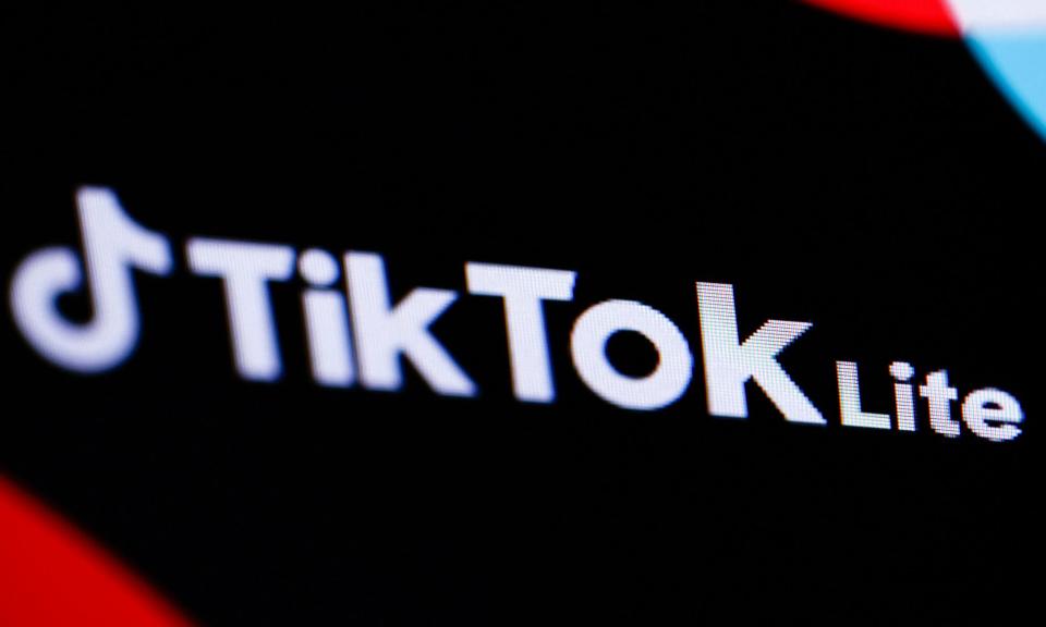 <span>TikTok Lite was launched in France and Spain this month.</span><span>Photograph: Kiran Ridley/AFP/Getty Images</span>