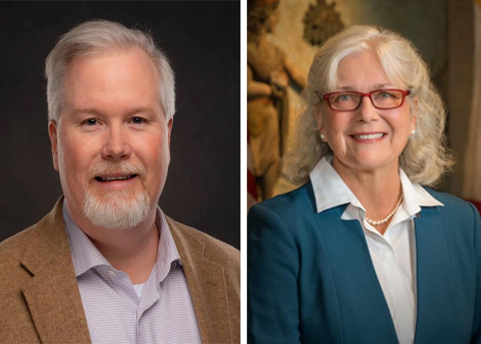 Ed Braddy and Marihelen Wheeler are vying for a seat on the Alachua County Commission.