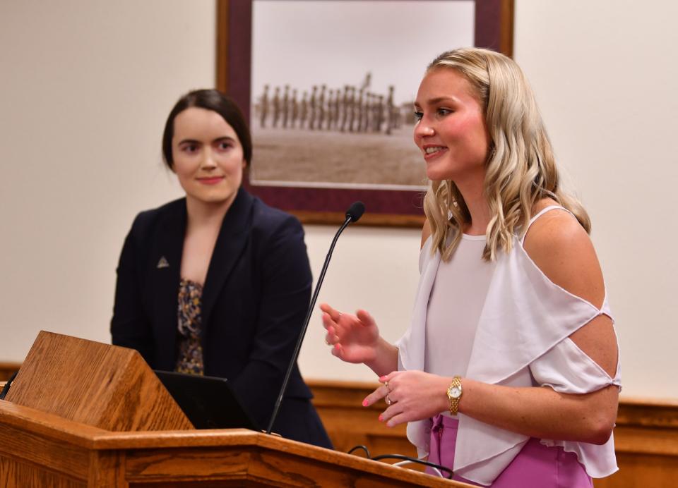 Florida Tech Astronaut Scholars Ruth Nichols and Karly Liebendorfer talk about the prestigious STEM scholarships bestowed by the Astronaut Scholarship Foundation. They are one of two of the 68 current Astronaut Scholars nationwide.