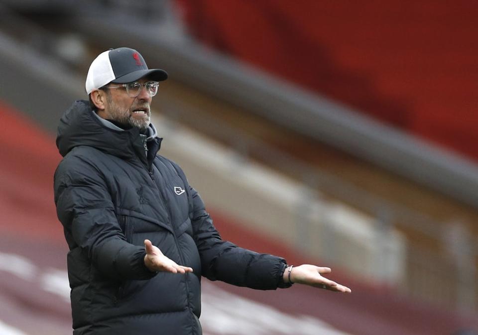 Jurgen Klopp does not believe managers are listened to by football’s decision-makers (Phil Noble/PA) (PA Archive)