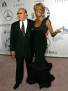 Clive Davis and Whitney Houston at the Carousel of Hope Ball at the Beverly Hilton Hotel in 2006