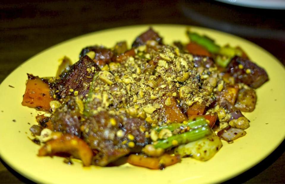 Kung Pao Pastrami, Mission Chinese Food (New York, New York, and San Francisco, California)