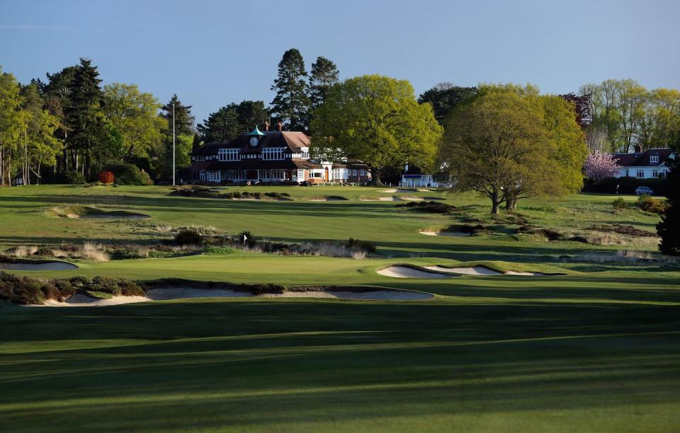 sunningdale golf course general views