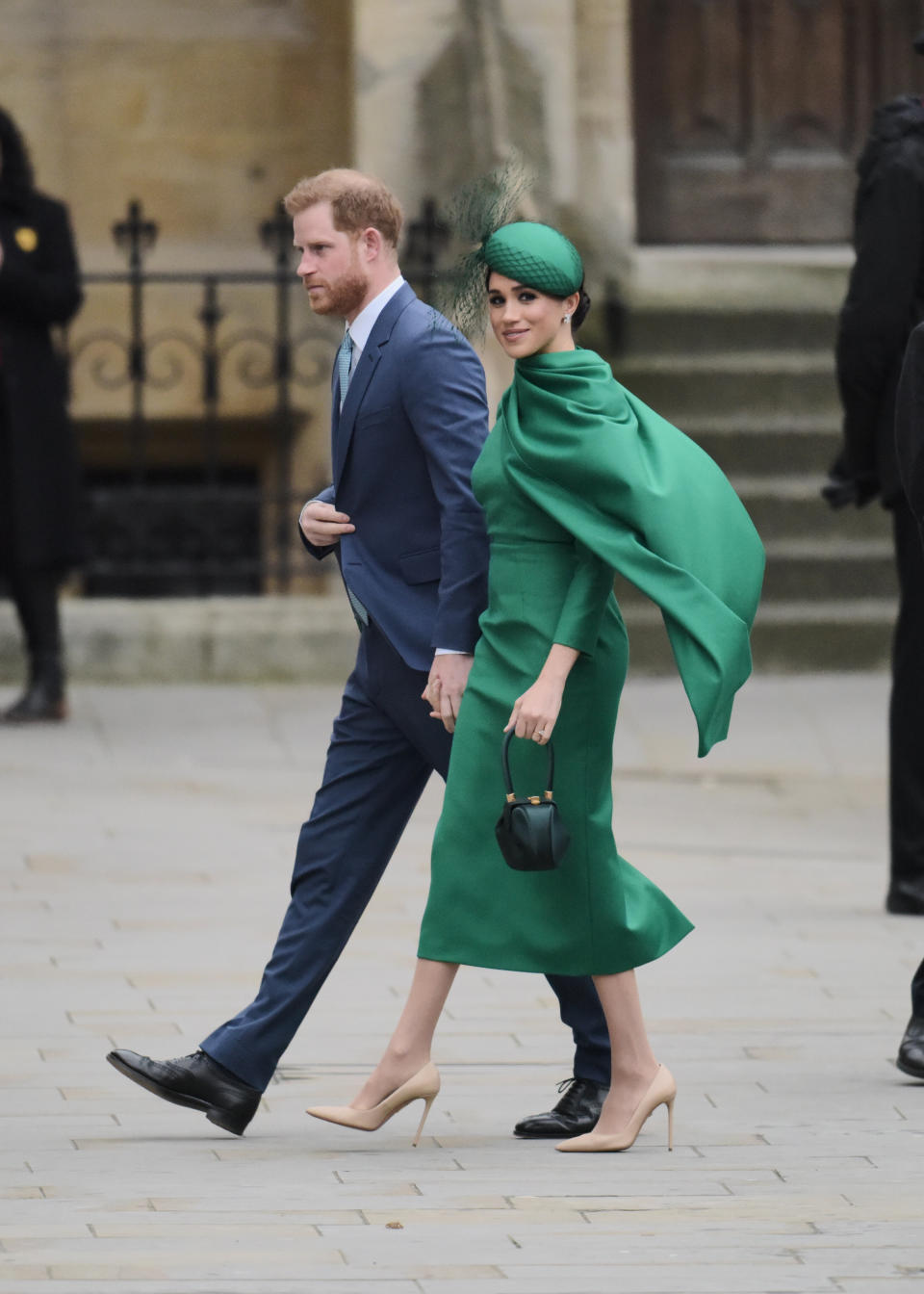 The Duke and Duchess of Sussex attend the Commonwealth Day service at Westminster Abbey on March 9 in London. (Photo: Gareth Cattermole via Getty Images)