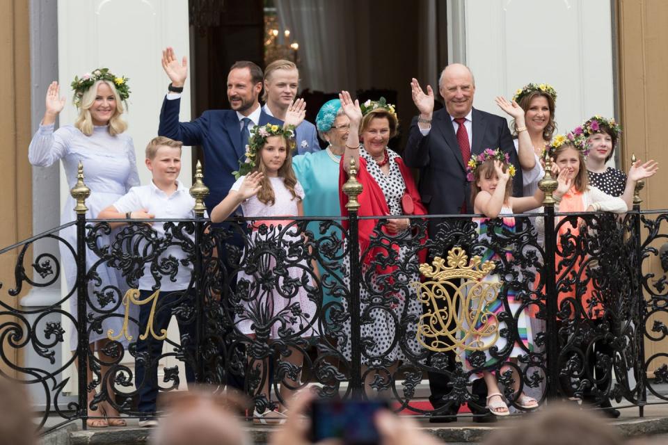 norwegian royal silver jubilee tour visit to trondheim