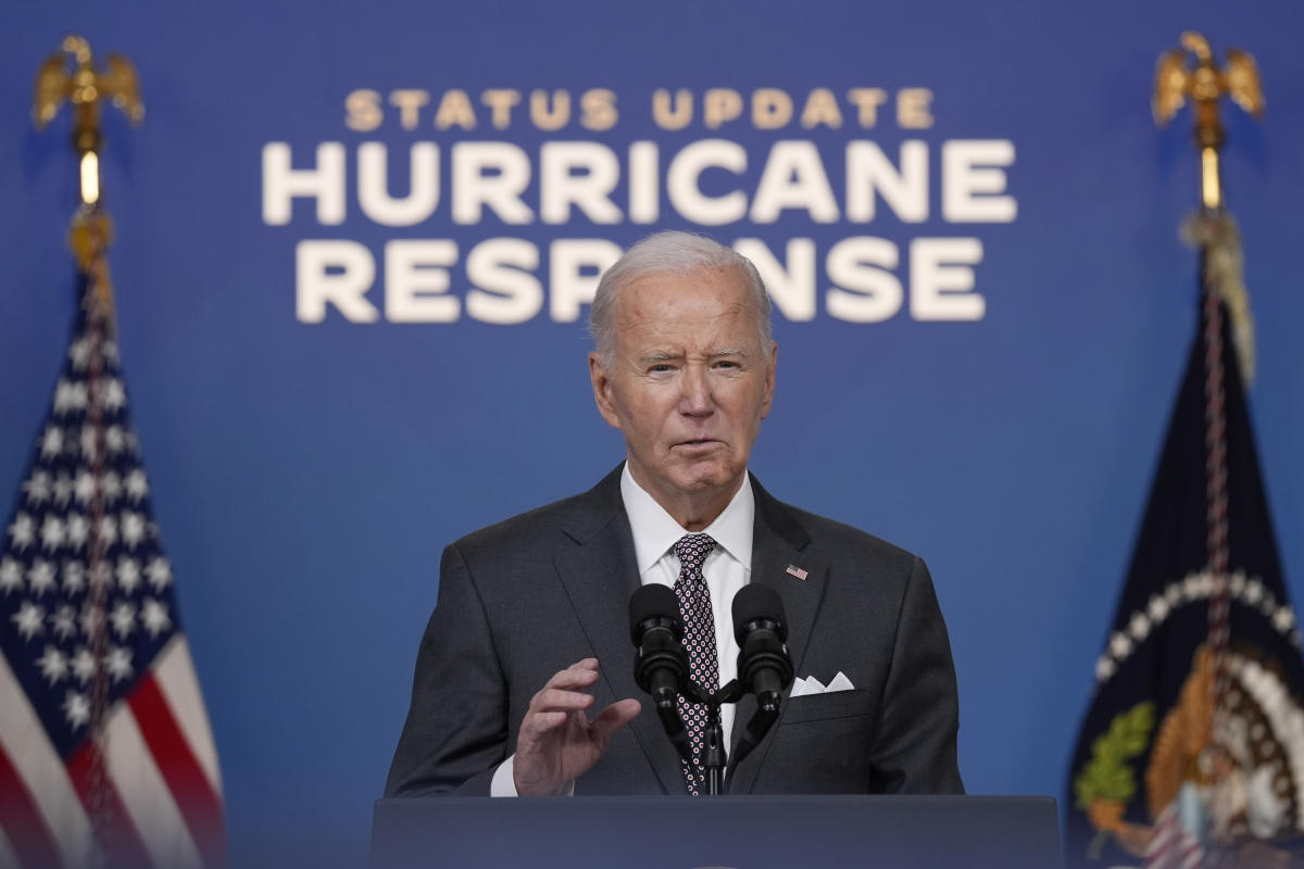 Biden tells Trump to ‘get a life, man’ and stop storm misinformation