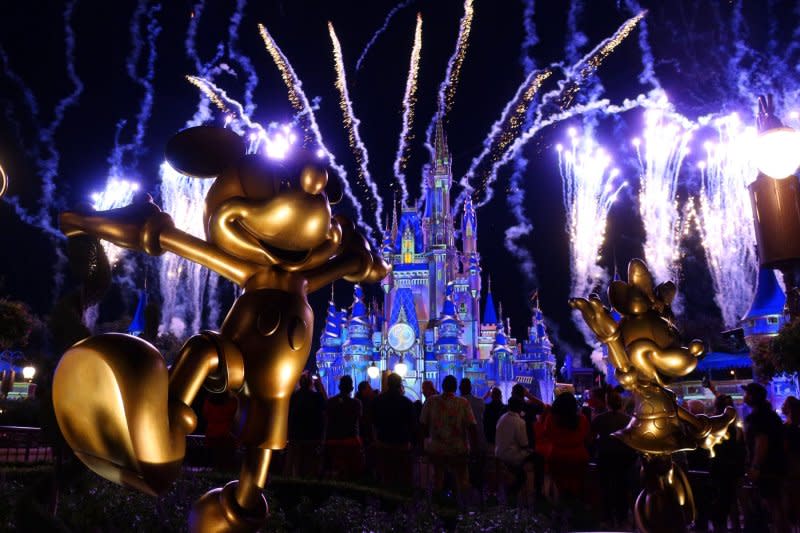 Disney World closes the night with a fireworks spectacular. File Photo by John Angelillo/UPI