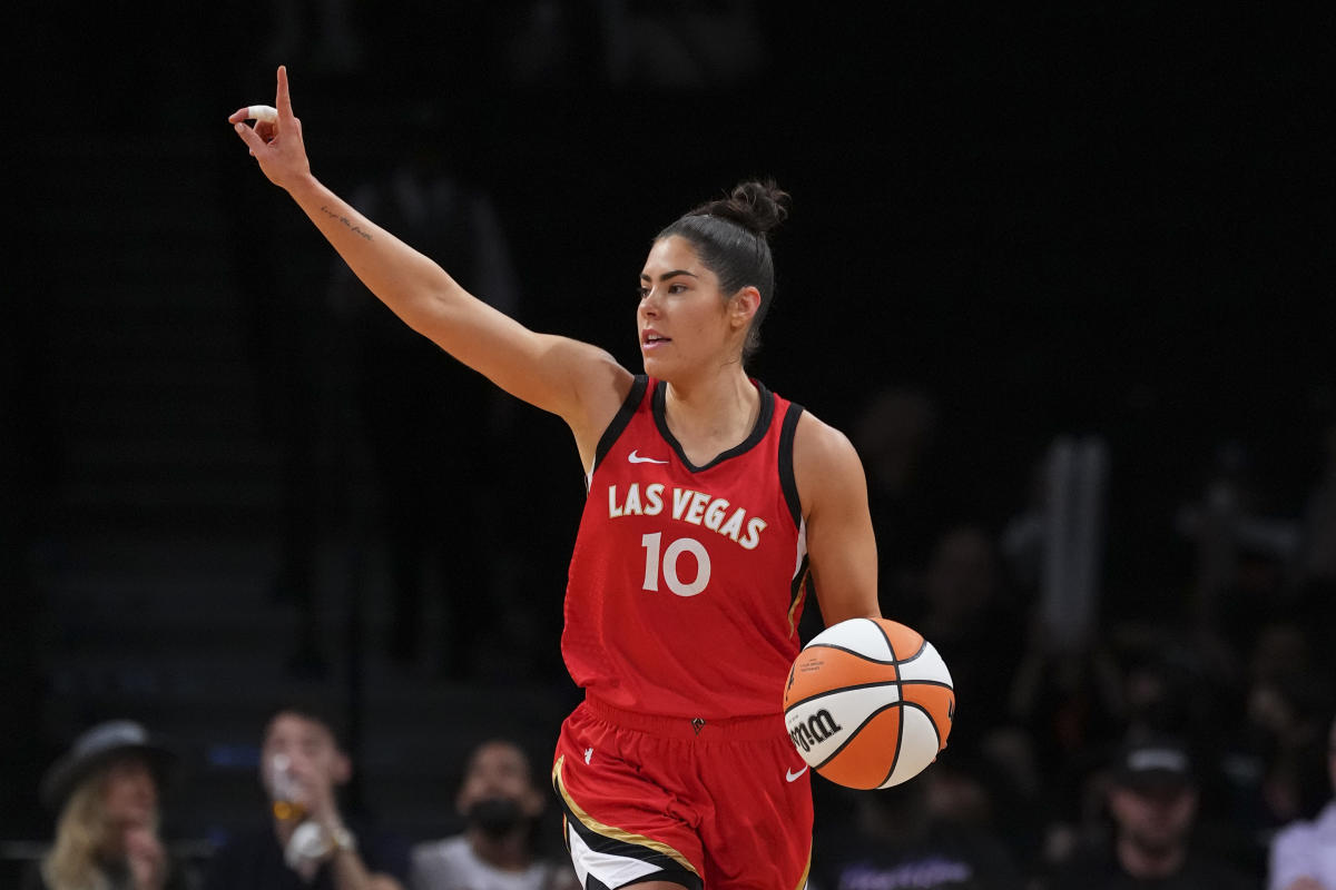 FREE shipping Kelsey Plum Las Vegas Aces 2022 WNBA World Champion