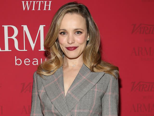 <p>Katie Jones/Variety/Penske Media via Getty</p> Rachel McAdams at the Variety Makeup Artistry Dinner with Armani Beauty on February 4, 2020.