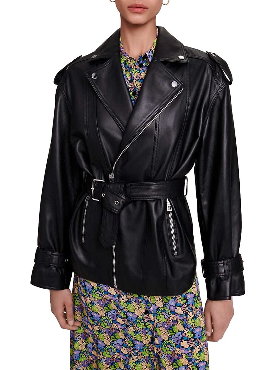 <p><a href="https://go.redirectingat.com?id=74968X1596630&url=https%3A%2F%2Fwww.saksfifthavenue.com%2Fproduct%2FMaje-Leather-Jacket-0400009633511.html&sref=https%3A%2F%2Fwww.townandcountrymag.com%2Fstyle%2Ffashion-trends%2Fg45616405%2Fbest-leather-jackets-for-women%2F" rel="nofollow noopener" target="_blank" data-ylk="slk:Shop Now;elm:context_link;itc:0;sec:content-canvas" class="link ">Shop Now</a></p><p>Women's Leather Jacket </p><p>saksfifthavenue.com</p><p>$895.00</p>